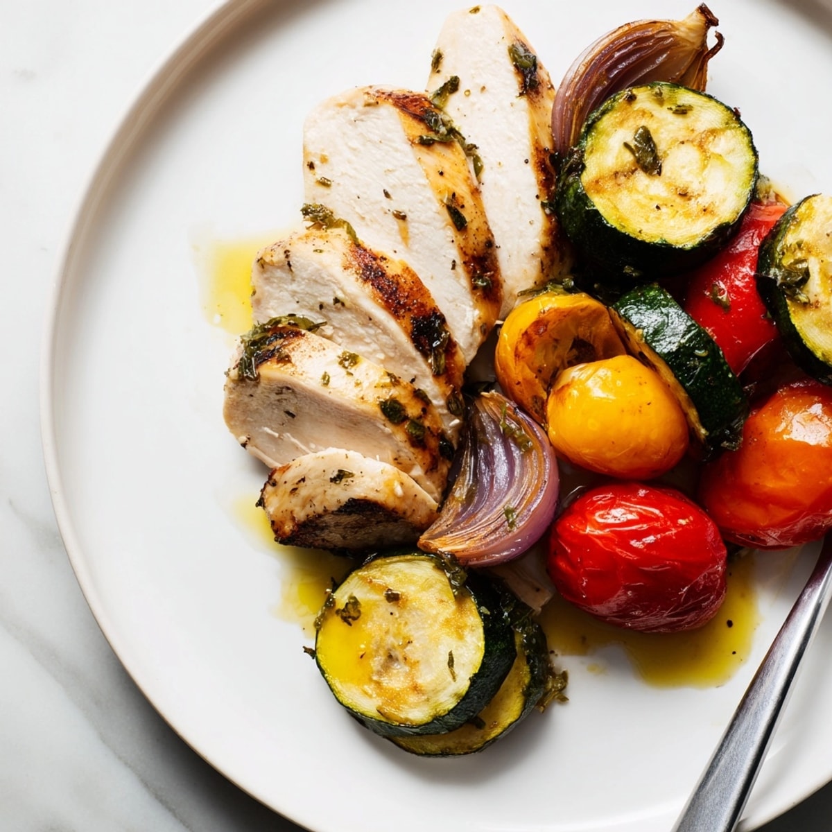 Easy weeknight meal: Sheet Pan Chicken and Veggies, a healthy, flavorful dinner.