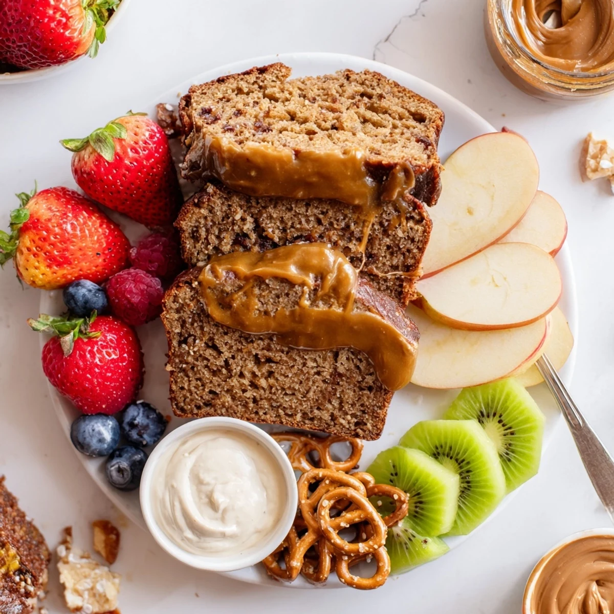 Caramel Banana Bread Charcuterie