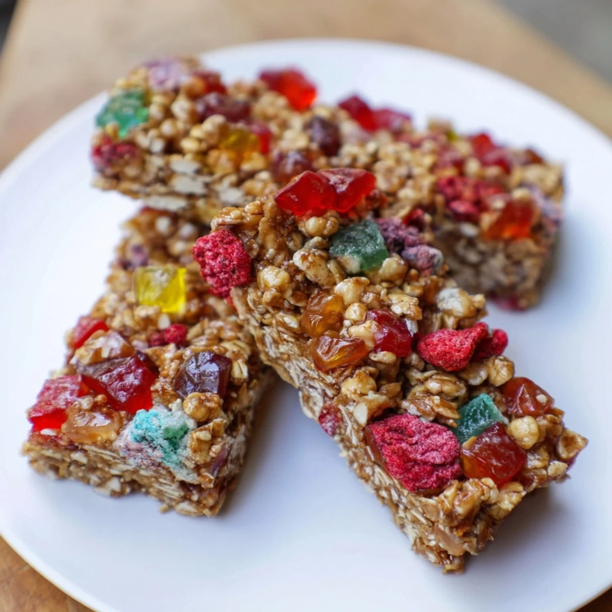 Chewy homemade gummies and crispy freeze-dried candy in delicious DIY Snack Bars.  