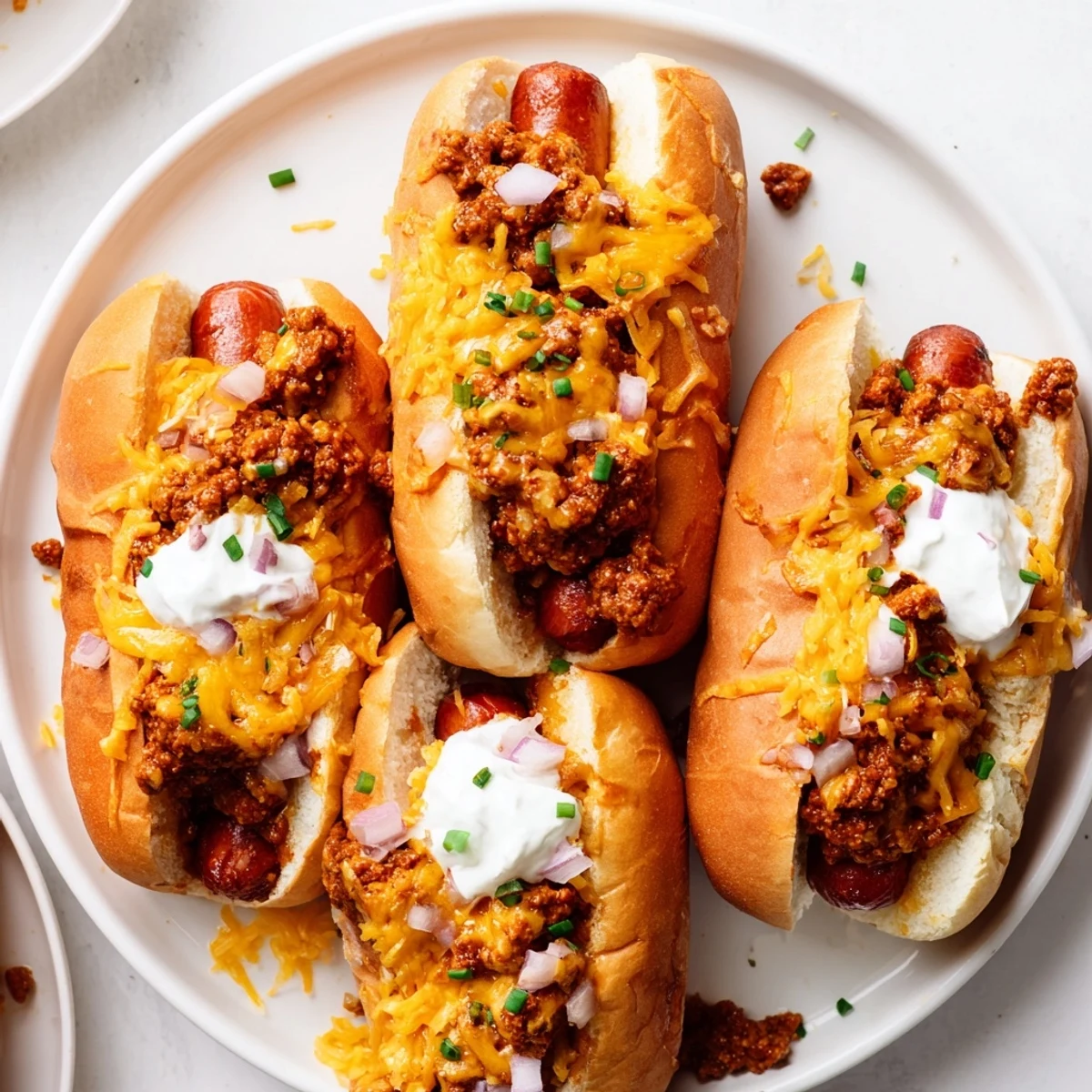 A bubbly, cheesy Chili Dog Casserole, a delightful baked casserole with juicy hot dogs.
