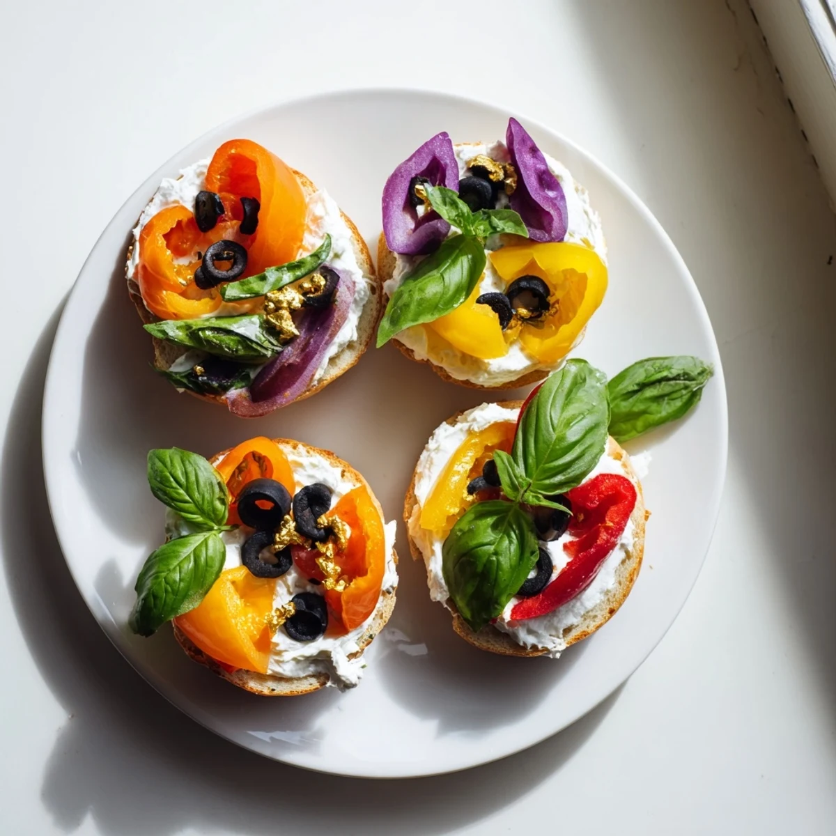 A delightful platter of Olympic Rings Medal Appetizer, creatively arranged for a festive celebration.