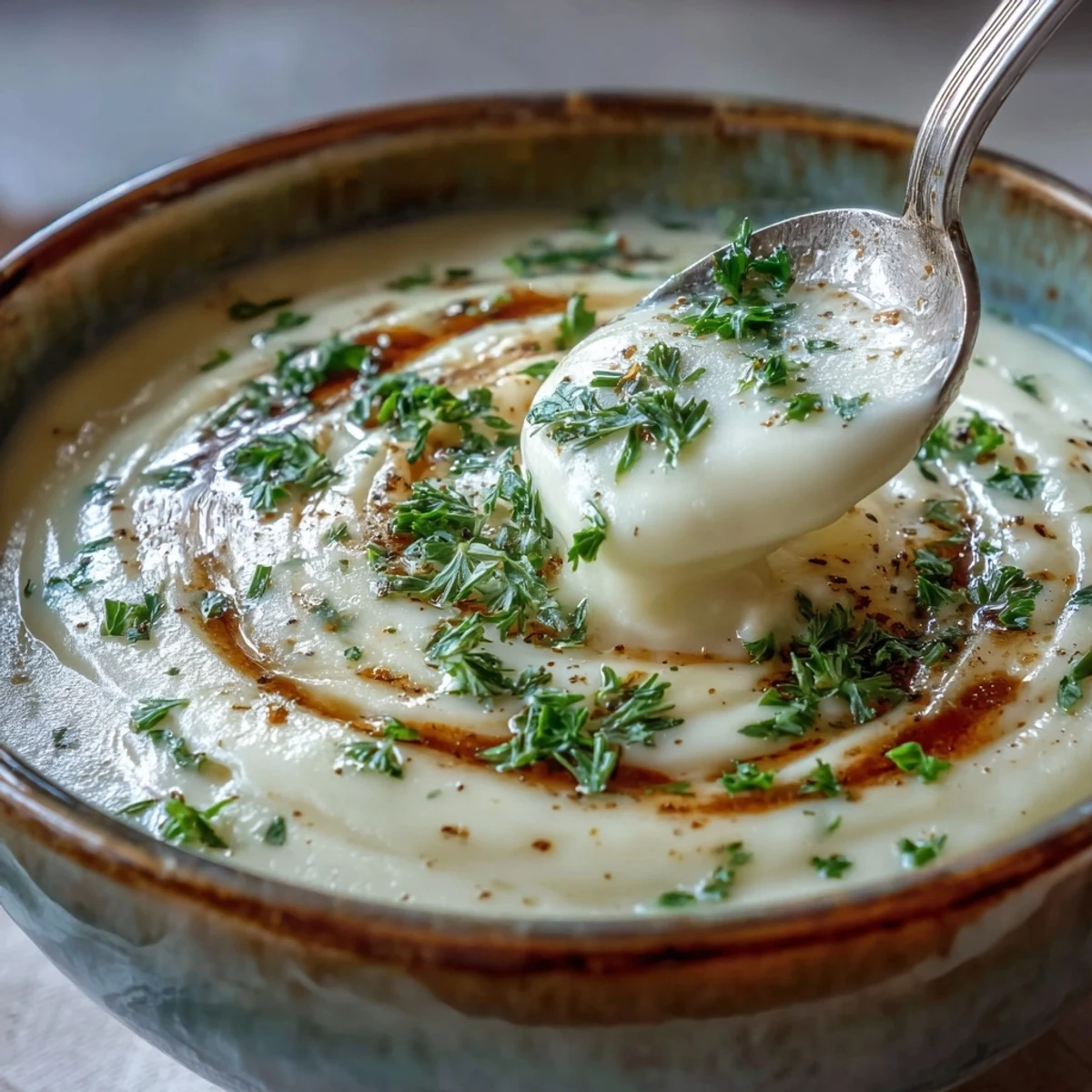 White Bean and Parmesan Soup simmering in a pot, featuring carrots and celery in a savory broth.