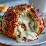 Savory Derby Party Olive Cheese Balls, a warm, melty appetizer perfect for game day!