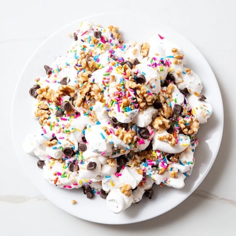 Perfectly melted mini marshmallows and chocolate chips quickly make a warm, gooey dessert.