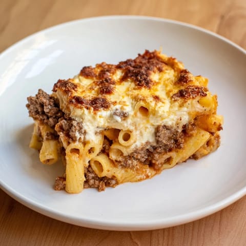 Greek pastitsio classic casserole