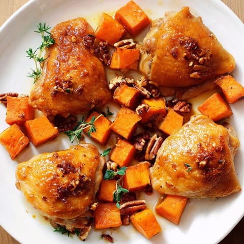 Maple Glazed Chicken Sweet Potatoes
