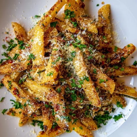 Lightened Christmas Pasta Chips