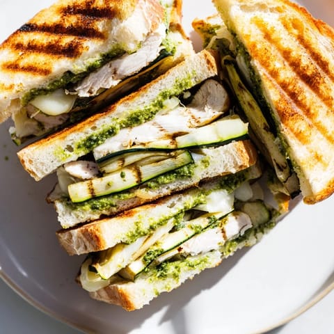 Pesto Turkey Zucchini Stacks