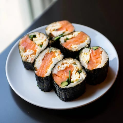 High-Protein Smoked Salmon Wrap