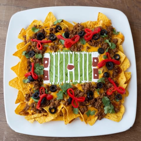 Soccer Field Nacho Platter