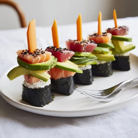 Whimsical Sushi Sailboats
