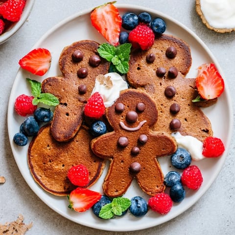 Gingerbread Boy Berry Board