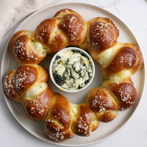 Pretzel Wreath Dip Ring