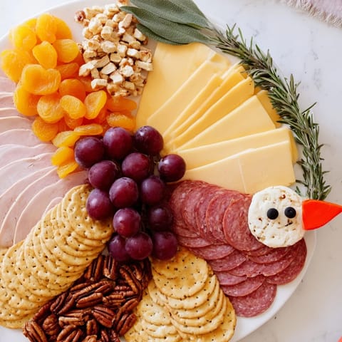 Turkey Tail Charcuterie Board