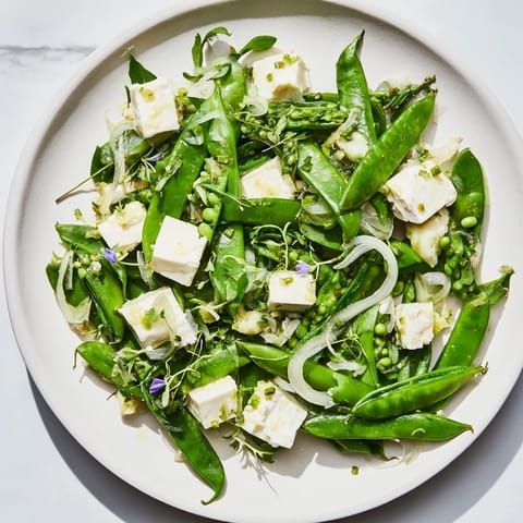Ivy Snap Peas Cheddar Salad