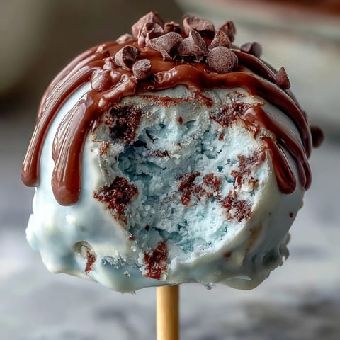 Hand-rolled vanilla cake pops dipped in robins egg blue coating and speckled for a festive spring treat.  