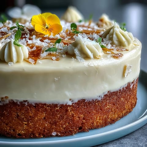 A bright Baby Shower Lemon Sunshine Cake bursting with citrus flavor.