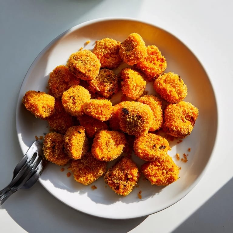 Warm, flavorful pumpkin nuggets, a delightful treat for any festive occasion or gathering.
