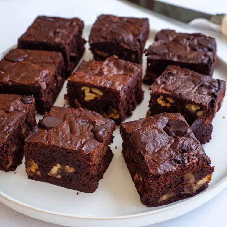Irresistible zero-waste brownies, perfectly moist and rich from leftover nut-milk pulp.