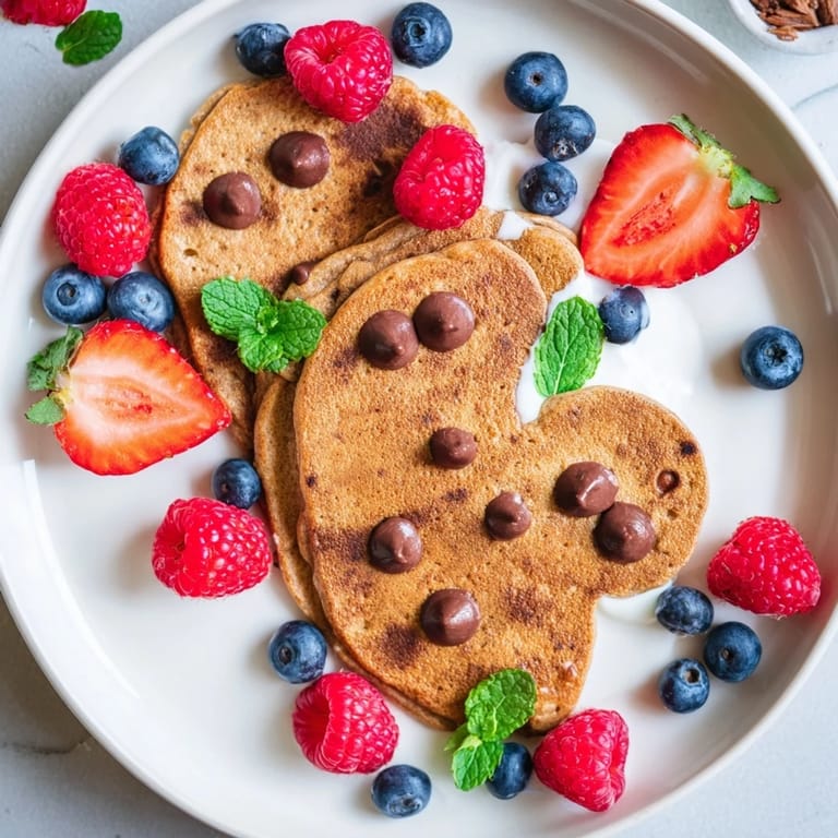 A visually appealing overhead shot featuring a gingerbread boy berry board bursting with color and flavor.