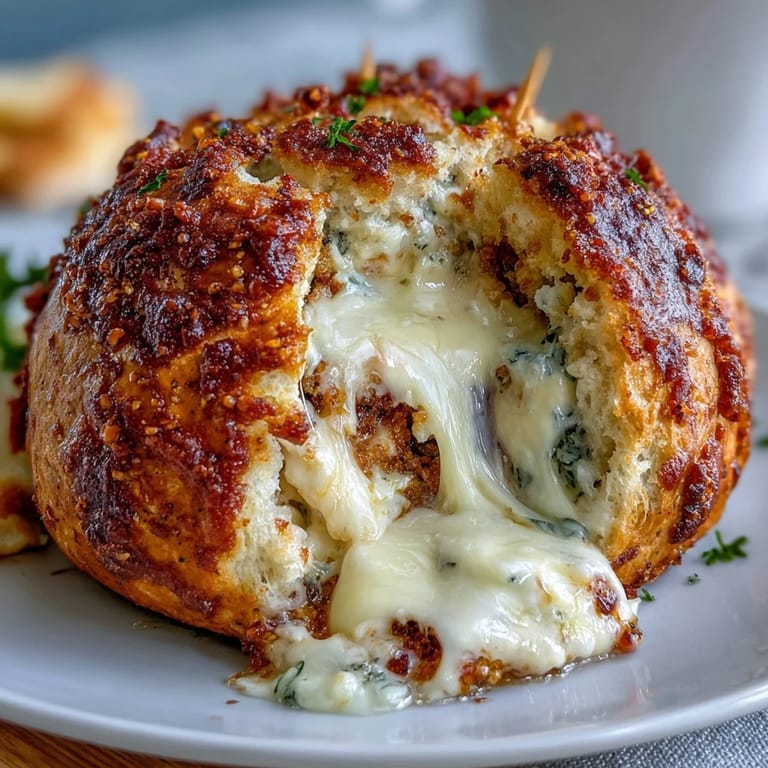 Savory Derby Party Olive Cheese Balls, a warm, melty appetizer perfect for game day!